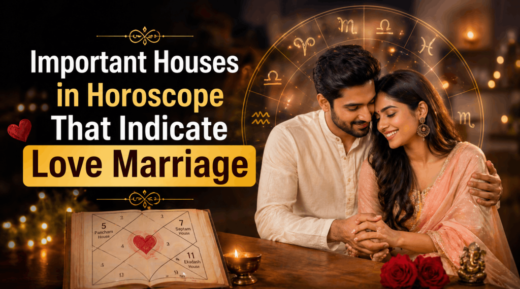 Important Houses in Horoscope That Indicate Love Marriage