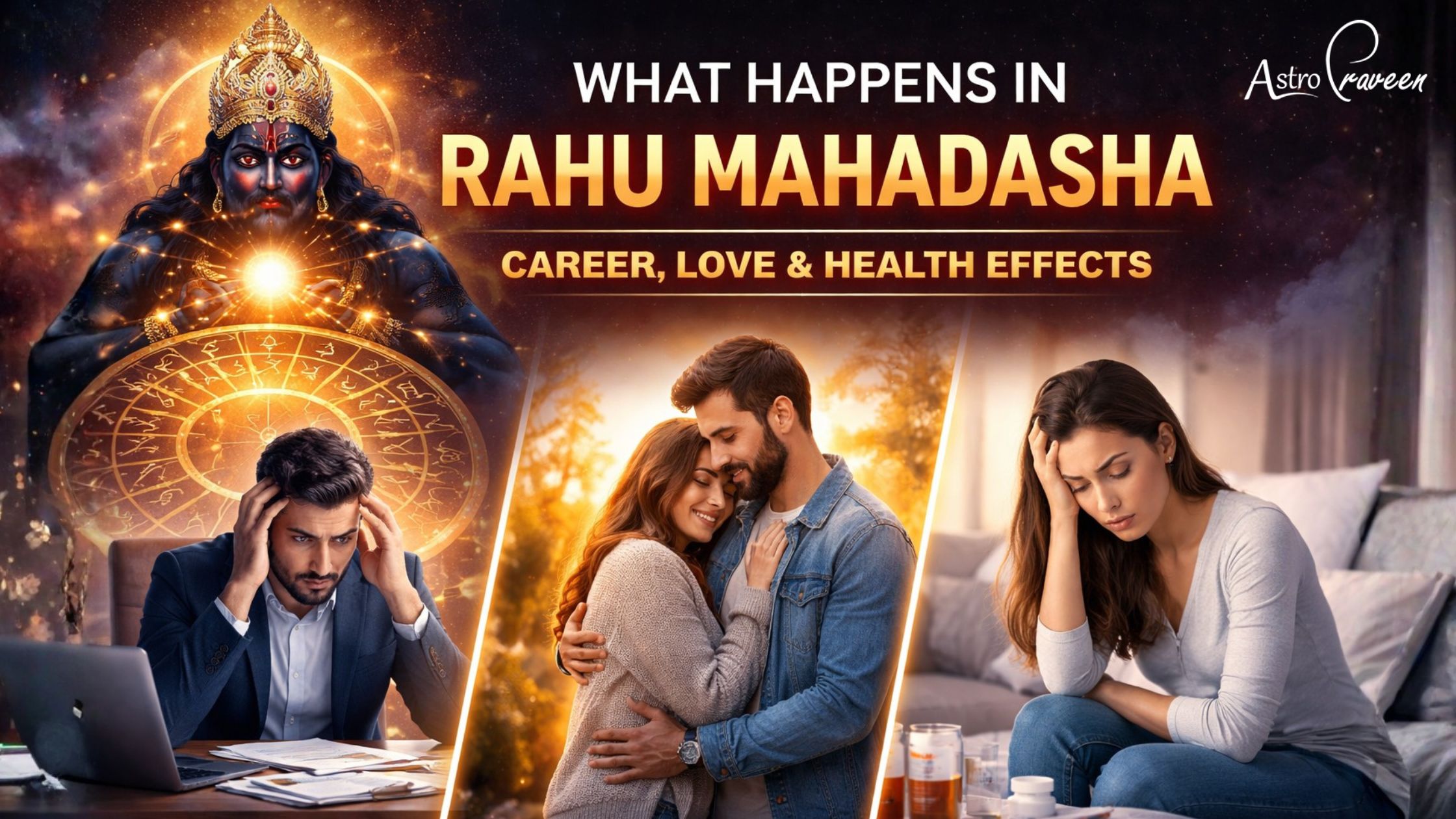 What Happens in Rahu Mahadasha: Career, Love & Health Effects